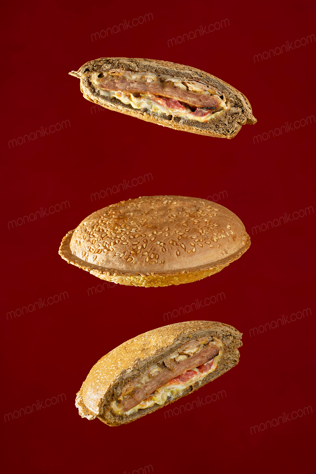 عکاسی تبلیغاتی مواد غذایی در استودیو مونانیک